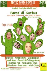 Facce di Cactus - Teatro Porta Portese - Regia di Gegia