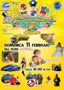 Una Grassa Domenica Festa del Carnevale 2018