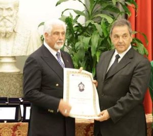 Premio Internazionale Cartagine, nella foto il Presidente dell'Accademia Rettore Alessandro Della Posta