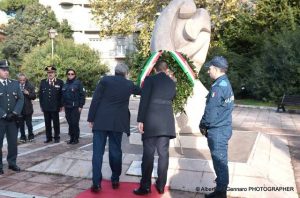 ARGOS - Luigi Di Maio alla ricorrenza Monumento Caduti Forze dell'Ordine e del Soccorso