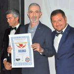Diploma di Merito "un CUORE d'ORO" 2019 per il Comune di Collelongo (Aquila - Abruzzo) ritira il Cav. Valentino Pisegna