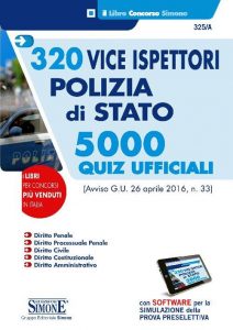320 VICE ISPETTORI POLIZIA DI STATO 5000 Quiz Ufficiali - Edizioni SIMONE