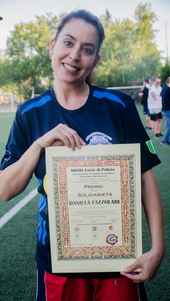 Daniela Fazzolari - Premio Amicizia 2022 - ARGOS Forze POLIZIA