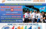 Corri e Cammina con ARGOS Associazione Forze di POLIZIA  alla III^ edizione della Rome Half Marathon Via Pacis, per sostenere integrazione, inclusione, pace e solidarietà. Riprese e servizio RAI Sport