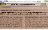 Rassegna Stampa Abruzzo ARGOS - IL CENTRO Avezzano del 12 dicembre 2019